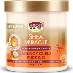 African Pride Shea Butter Bouncy Curls Pudding 425g  Definer og hydrer krller